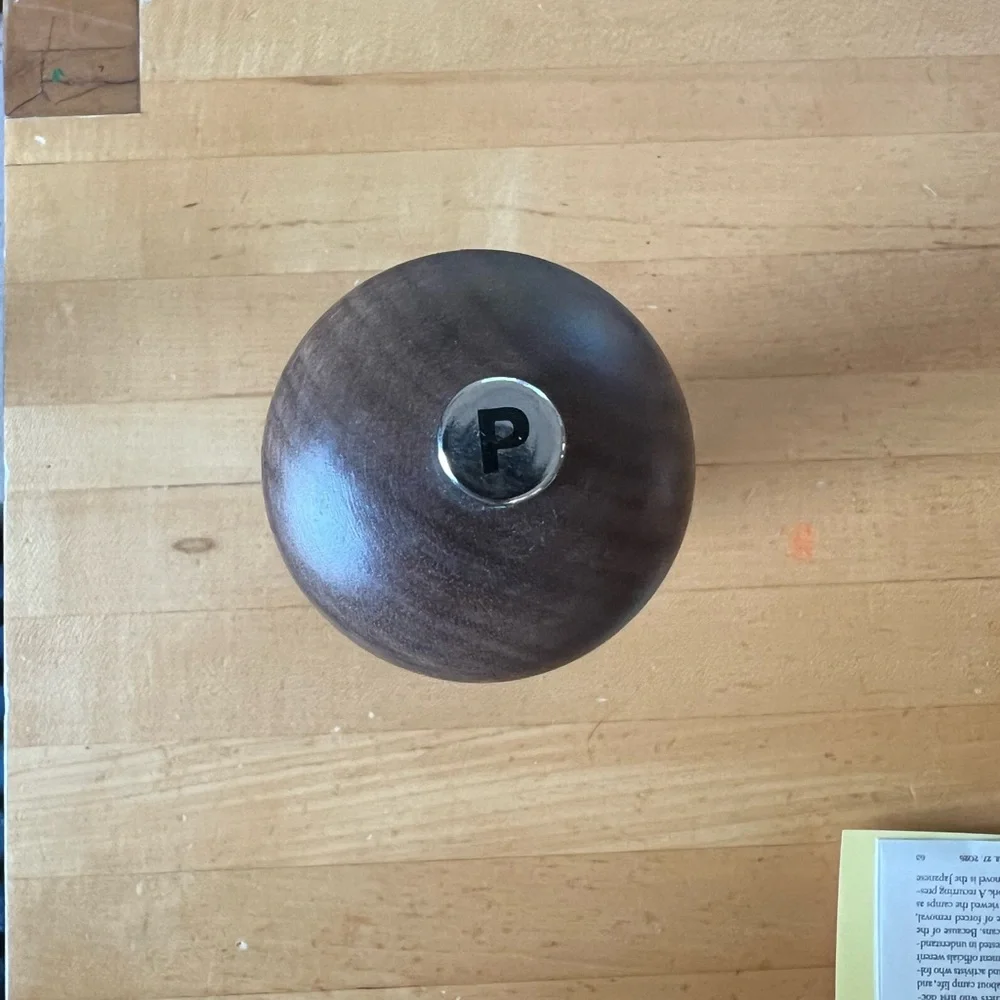 Williams Sonoma Wooden Pepper Mill - Brown with Silver Top 10